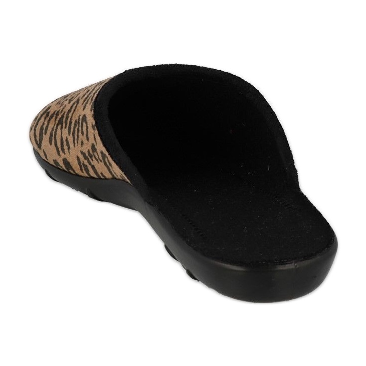 Befado kolorowe obuwie damskie 235D181 brązowe czarne 2