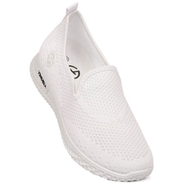 Buty sportowe damskie wsuwane białe Vinceza 34602 1