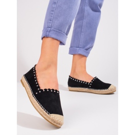 Espadryle damskie Vinceza czarne 1