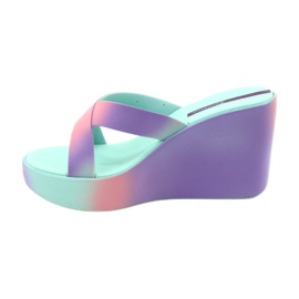 Klapki Koturn Ipanema 83423 Colore Fem AI963 Green/Lilac fioletowe zielone różowe 1