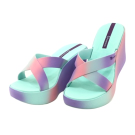 Klapki Koturn Ipanema 83423 Colore Fem AI963 Green/Lilac fioletowe zielone różowe 2