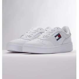 Buty Tommy Hilfiger Retro Basket Ess W EN0EN01723 Ybr białe 1