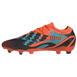 Buty piłkarskie adidas X Speedportal Messi.3 Fg M GZ5146 pomarańczowe pomarańcze i czerwienie 1