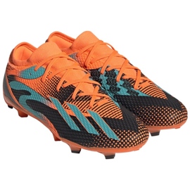 Buty piłkarskie adidas X Speedportal Messi.3 Fg M GZ5146 pomarańczowe pomarańcze i czerwienie 3