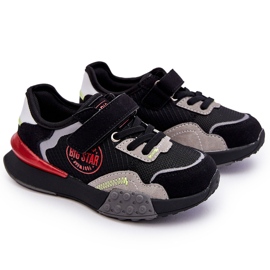 Dziecięce Sneakersy Memory Foam System Big Star LL374224 Czarne 7