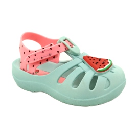 Sandałki Dla Dzieci Ipanema 83353 AH745 Green Pink zielone 1