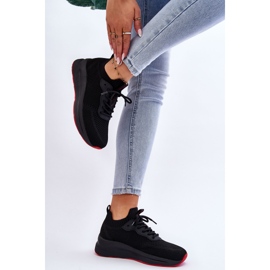 Damskie Wsuwane Sneakersy Cross Jeans LL2R4032C Czarne 5