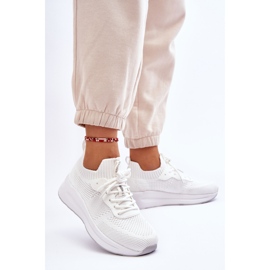 Damskie Wsuwane Sneakersy Cross Jeans LL2R4031C Białe 1