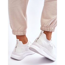 Damskie Wsuwane Sneakersy Cross Jeans LL2R4031C Białe 4