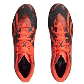 Buty piłkarskie adidas X Speedportal Messi.4 Fg M GZ5140 pomarańczowe pomarańcze i czerwienie 2