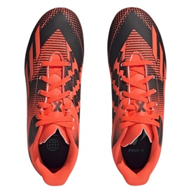Buty piłkarskie adidas X Speedportal Messi.4 Fg Jr GZ5139 pomarańcze i czerwienie pomarańczowe 2