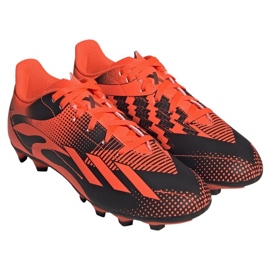 Buty piłkarskie adidas X Speedportal Messi.4 Fg Jr GZ5139 pomarańcze i czerwienie pomarańczowe 3