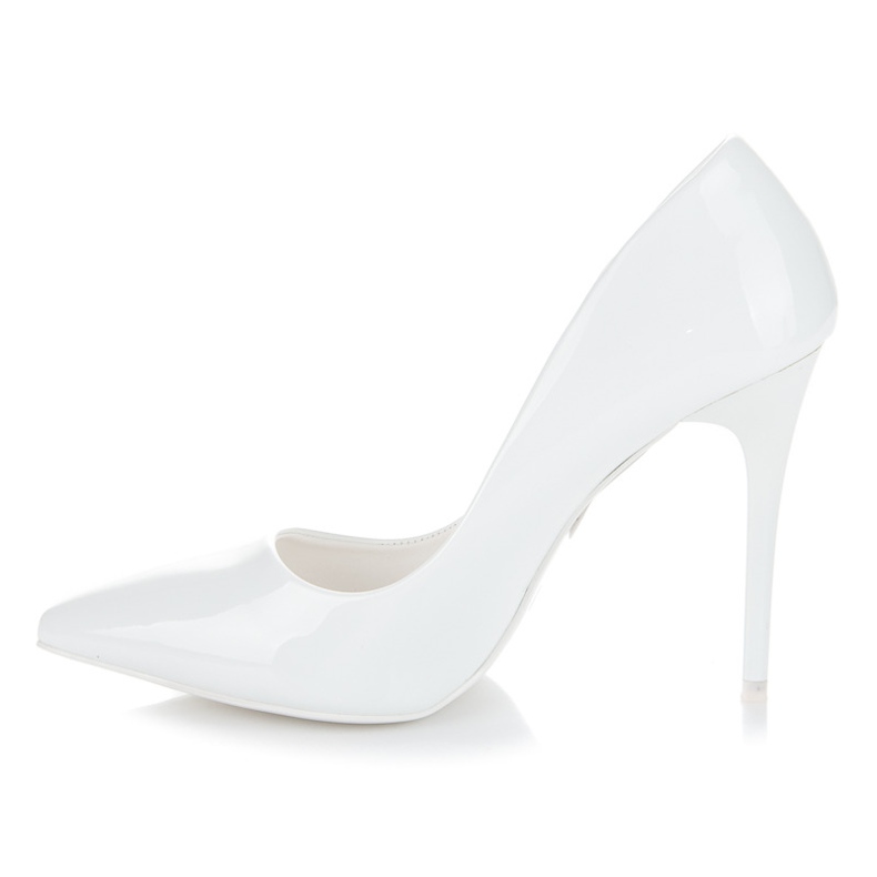 Seastar Białe Lakierowane Szpilki 1