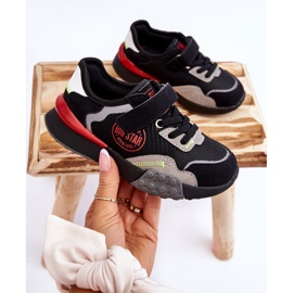Dziecięce Sneakersy Memory Foam System Big Star LL374224 Czarne 5