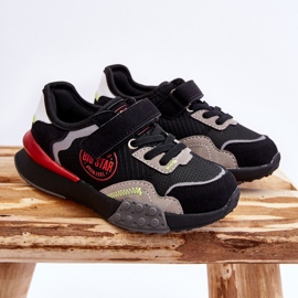 Dziecięce Sneakersy Memory Foam System Big Star LL374224 Czarne 6