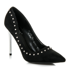 Seastar Szpilki z ćwiekami czarne 1