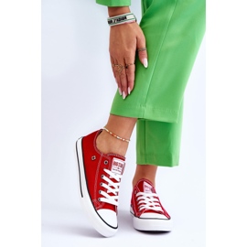 Damskie Trampki Big Star T274020 Czerwone 4