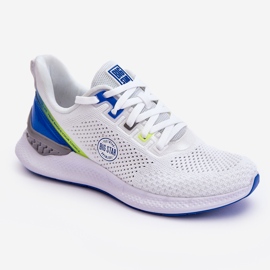 Męskie Wygodne Sneakersy Memory Foam Big Star LL174102 Białe 1