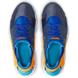 Buty Nike Air Huarache Run Jr 654275 422 niebieskie 2