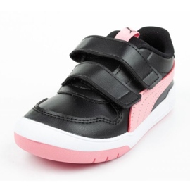 Buty Puma Multiflex Jr 380741 05 czarne różowe 2