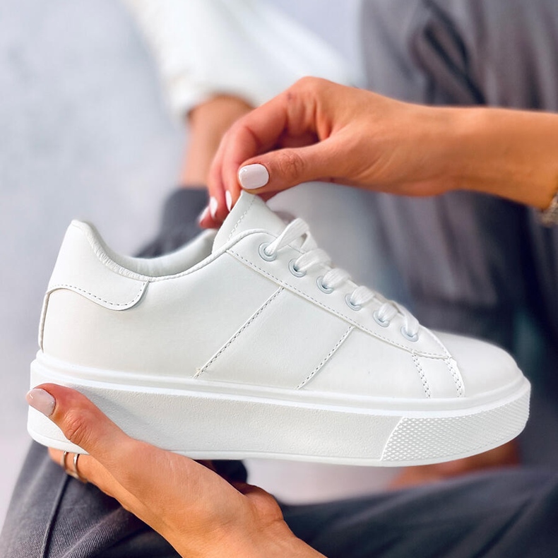 BM Trampki damskie Feber White białe 2