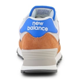 Buty New Balance W WL574QB pomarańczowe 3