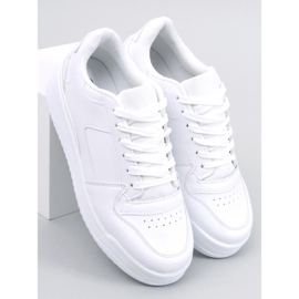PA1 Sneakersy damskie Nicholls White białe 3