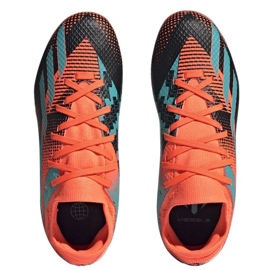 Buty piłkarskie adidas X Speedportal Messi.3 Fg Jr GZ5145 pomarańcze i czerwienie pomarańczowe 2