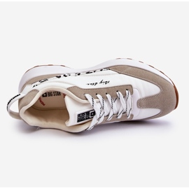 Damskie Sneakersy Memory Foam System Big Star LL274957 Białe 1