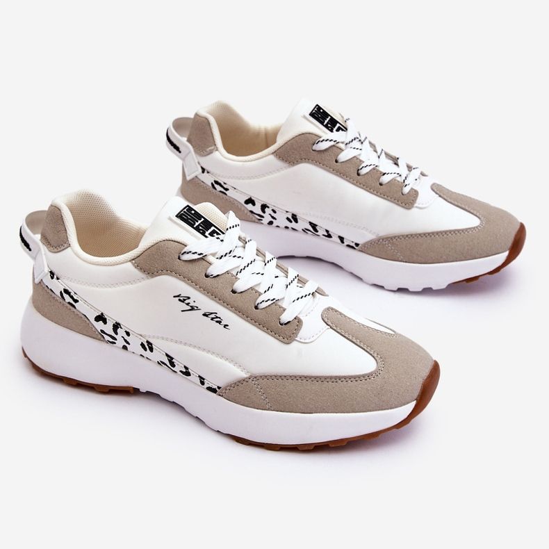 Damskie Sneakersy Memory Foam System Big Star LL274957 Białe 2