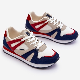 Wygodne Damskie Sneakersy Memory Foam Big Star LL274950 Czerwone 1