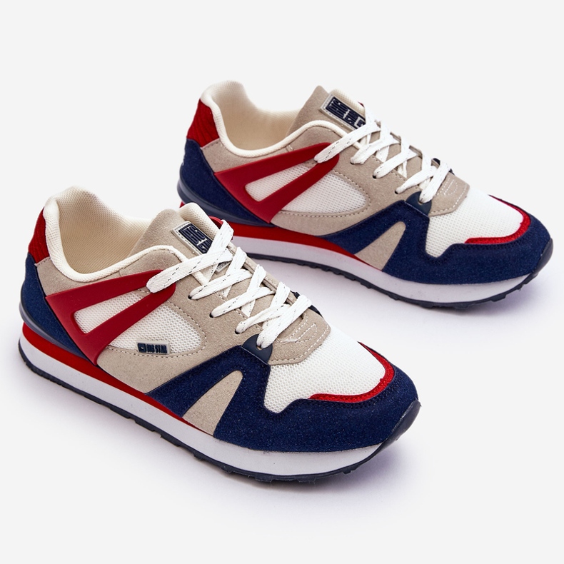 Wygodne Damskie Sneakersy Memory Foam Big Star LL274950 Czerwone 1