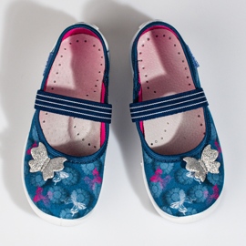 Niebieskie pantofle dla dziewczynki Viggami 1
