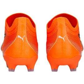 Buty piłkarskie Puma Ultra Match FG/AG M 107217 01 pomarańcze i czerwienie pomarańczowe 3