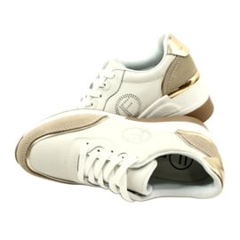 Sportowe buty damskie wiązane Filippo DP4660/23 WH BE białe 5