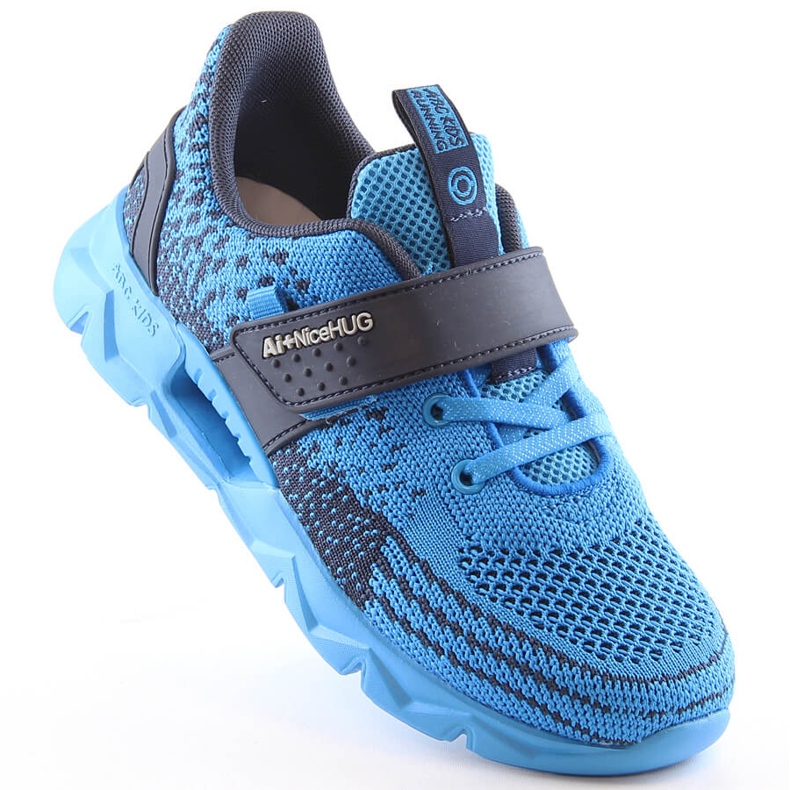 Atletico Buty sportowe dziecięce na rzep niebieskie AbcKids B91230217 granatowe 1