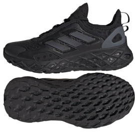 Buty do biegania adidas Web Boost Jr HQ4210 czarne 1