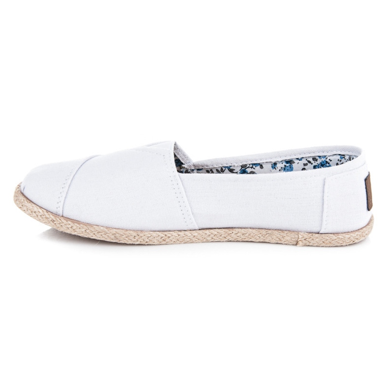 Mckeylor Espadryle slip on białe 1