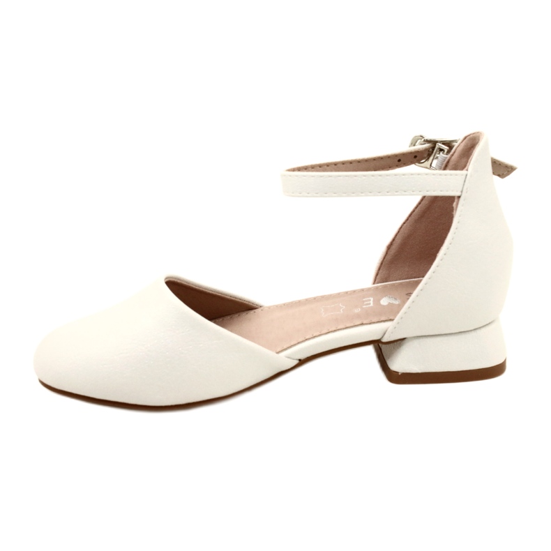 Evento Sandałki Balerinki Srebrne MISSE srebrny 2