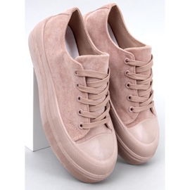 BM Trampki na platformie Curtis Khaki beżowy 1