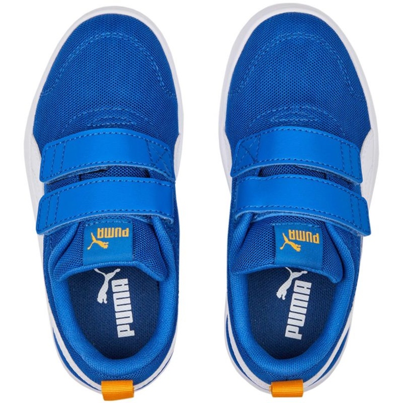 Buty Puma Courtflex v2 Mesh V Ps Jr 371758 14 niebieskie 1