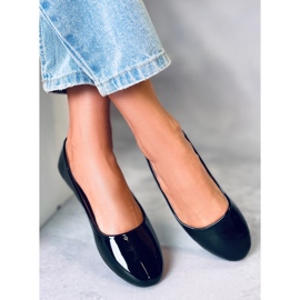 Baleriny lakierowane Cargil Black czarne 1