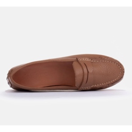 Marco Shoes Mokasyny z elastyczną podeszwą brązowe 5