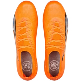Buty piłkarskie Puma Ultra Ultimate FG/AG M 107163 01 pomarańcze i czerwienie pomarańczowe 2