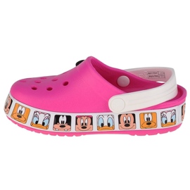 Klapki Crocs Fl Minnie Mouse Band Clog T Jr 207720-6QQ różowe 1