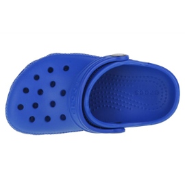 Klapki Crocs Classic Clog T Jr 206990-4KZ niebieskie 2