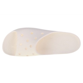 Klapki Crocs Classic Platform Slide 208180-100 białe 2