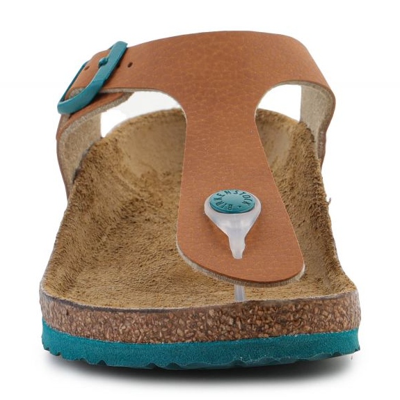 Japonki Birkenstock Gizeh Desert Soil Ginger Jr 1024327 brązowe 1
