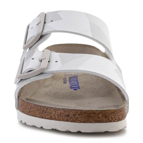 Klapki Birkenstock Arizona Desert Soil Geo M 1024881 białe 1