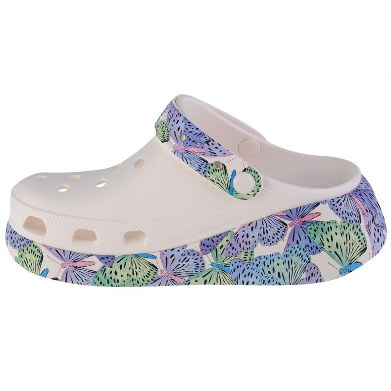 Chodaki Crocs Classic Crush Butterfly Sandal W 208258-94S białe 1